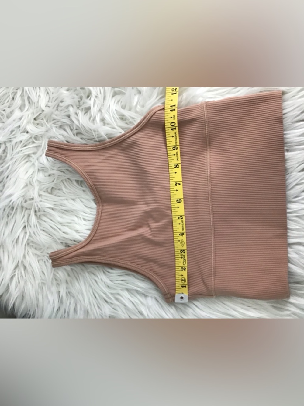 Lululemon Blush Ribbed Crop Tank size 2 - Picture 5 of 10